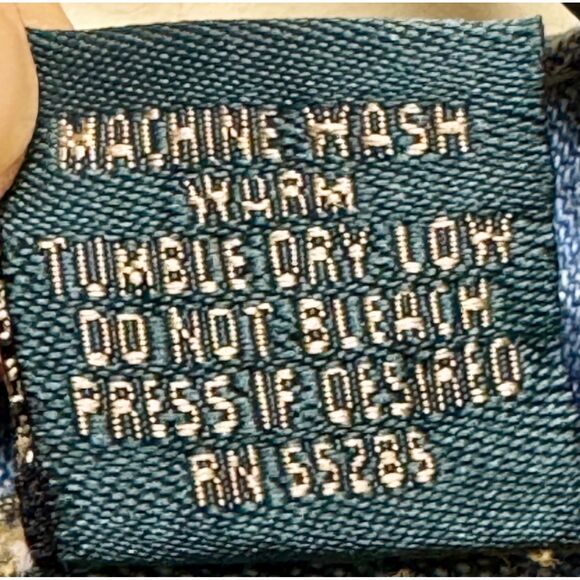 EXPRESS Vintage 80's Denim Long Sleeve Midi Dress Button Front V-Neck, Sz 6 - Picture 13 of 13